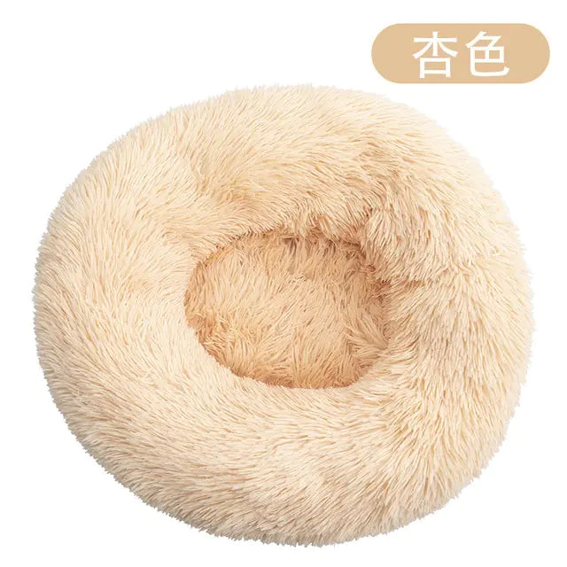 Calming Anti-Anxiety Donut Bed for Dogs and Cats