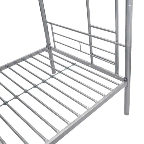 METAL BUNK BED SILVER