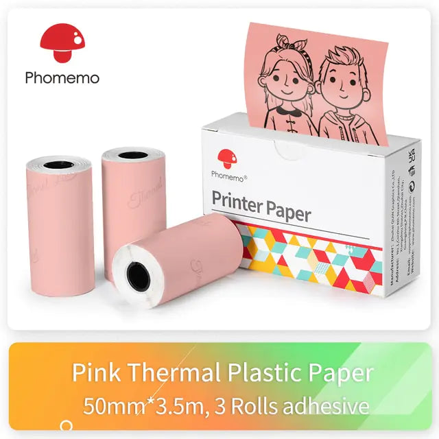 Phomemo Printer Sticker Self-Adhesive M02 Series Printer Paper