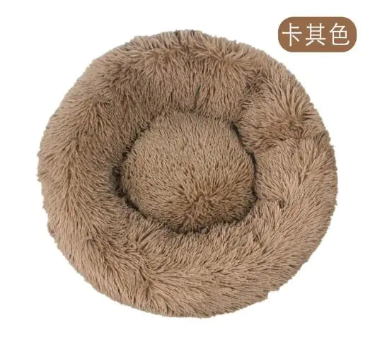 Calming Anti-Anxiety Donut Bed for Dogs and Cats