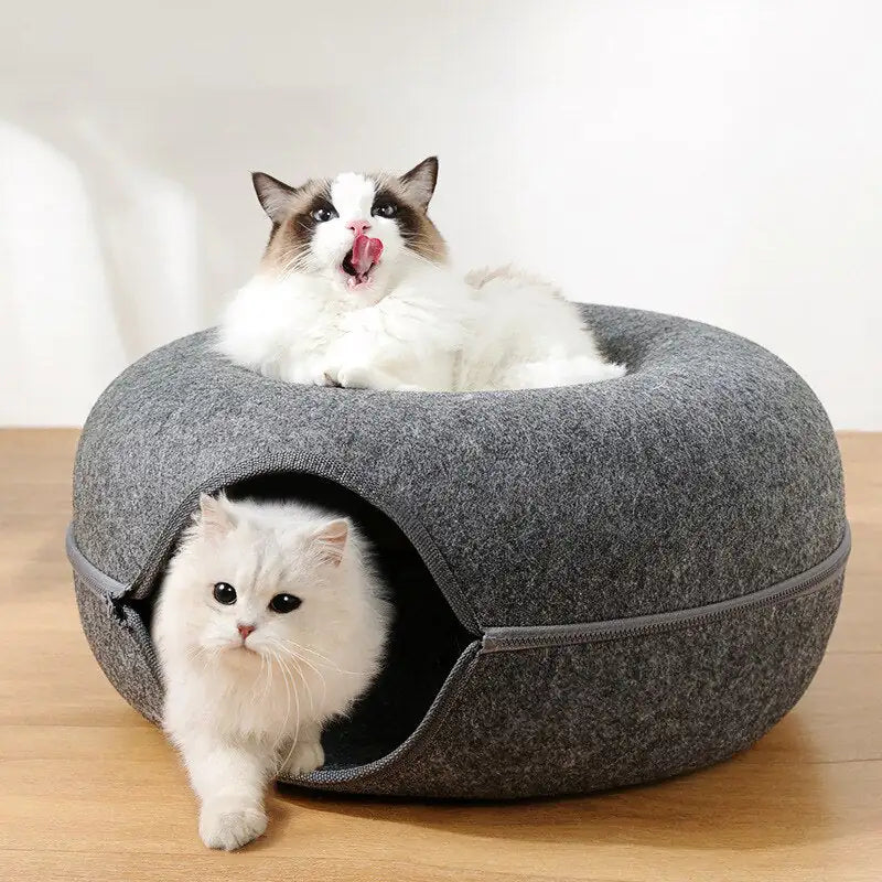 Donut Cat Tunnel Bed