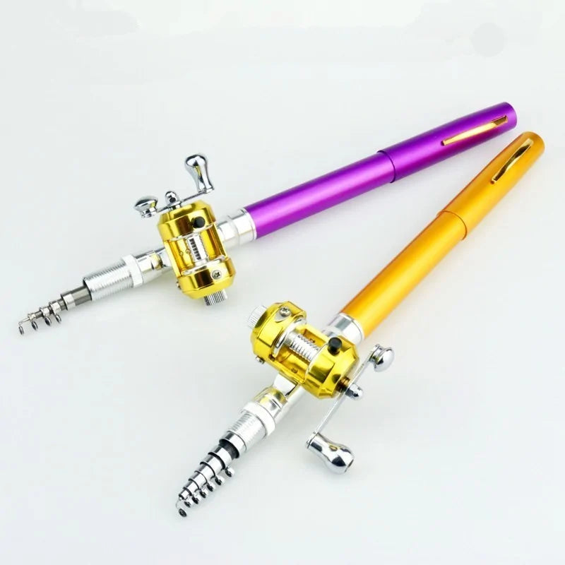 Pen-Shape Mini Fishing Rod with Reel