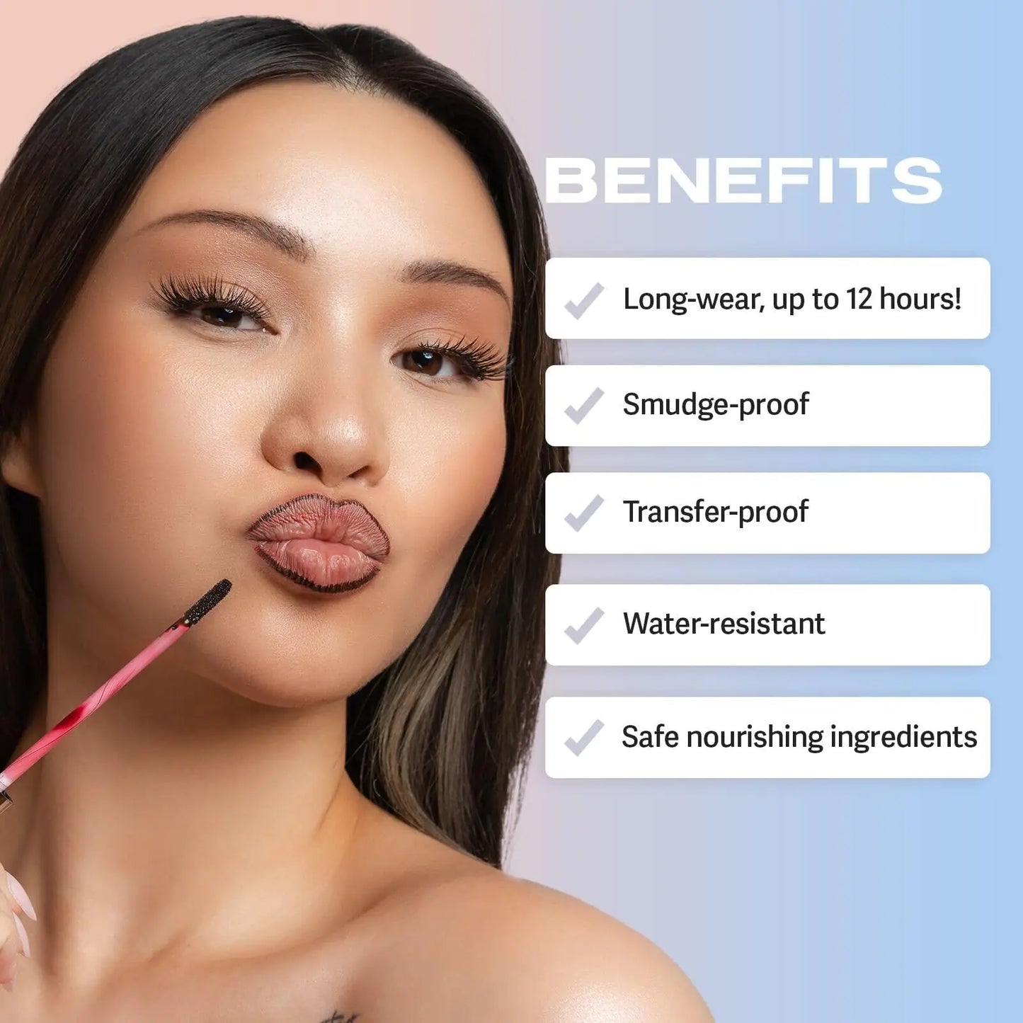 Sacheu Lip Liner Stay-N - Peel Off Lip Liner Tattoo, Peel Off Lip Stain, Long Lasting Lip Stain Peel Off, Infused with Hyaluronic Acid & Vitamin E, For All Skin Types, Deep Bundle 0.12 Fl Oz (Pack of 3)