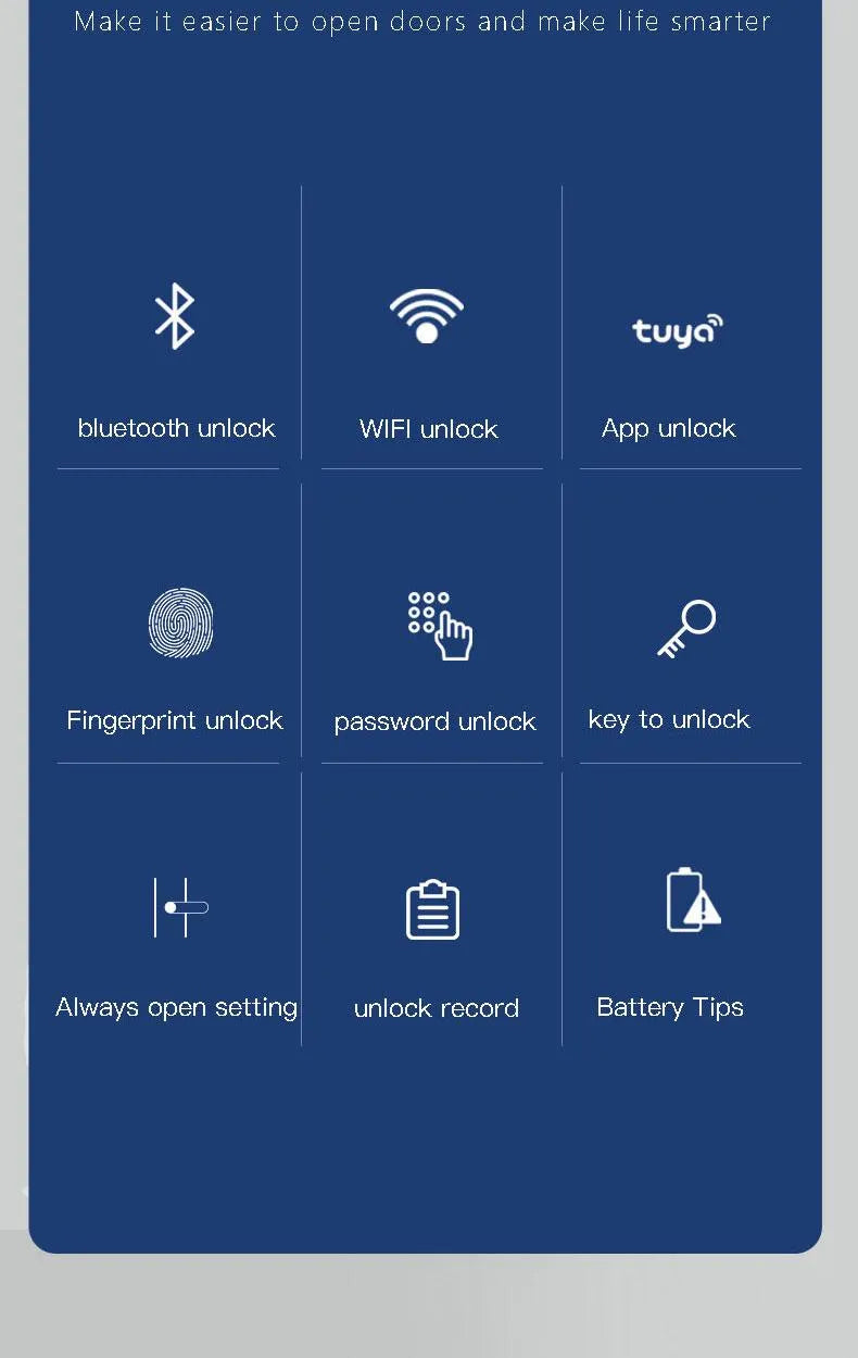 Smart Bluetooth Fingerprint Lock