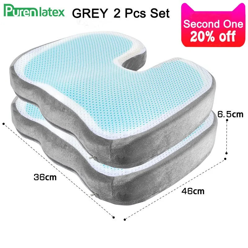 U Shape Silicone Gel Cushion Memory Foam Pillow