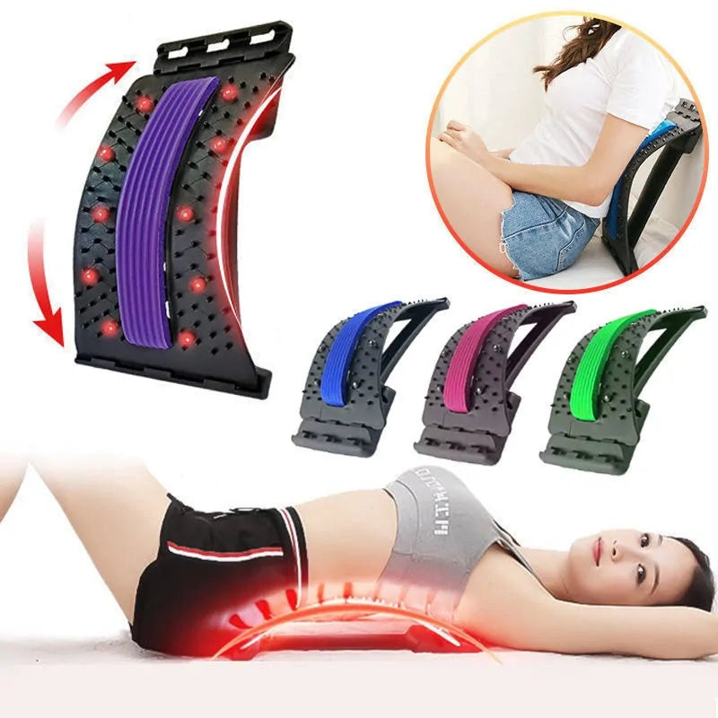 Multi-Level Adjustable Back Massager Stretcher