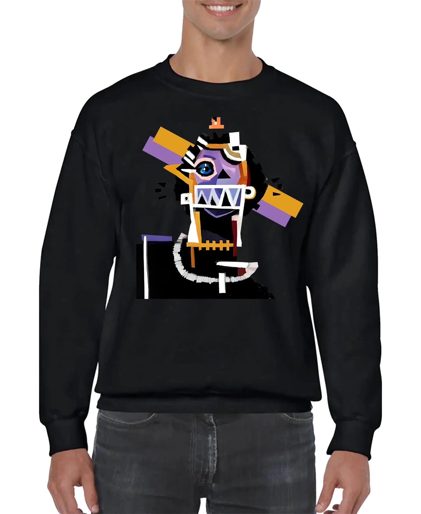 Neocubism Artwork Men’s Sweatshirt