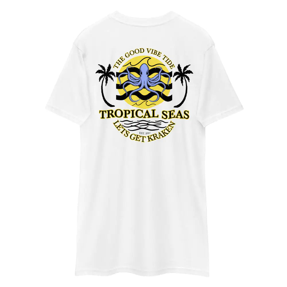 Men's Tropical Lets Get Kraken Octopus T-shirt