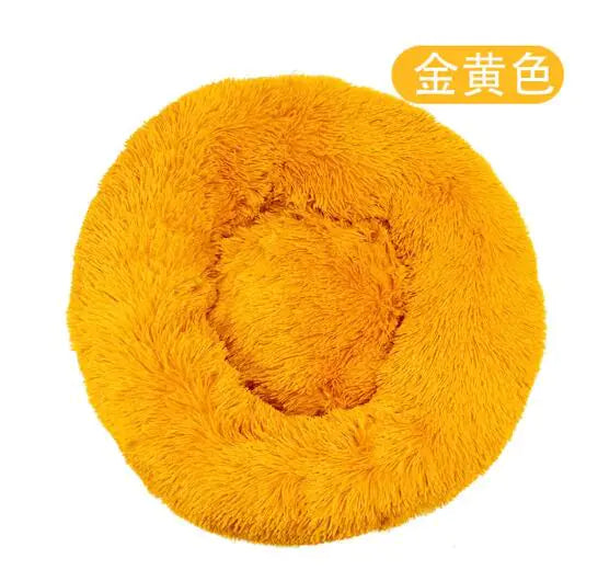 Calming Anti-Anxiety Donut Bed for Dogs and Cats