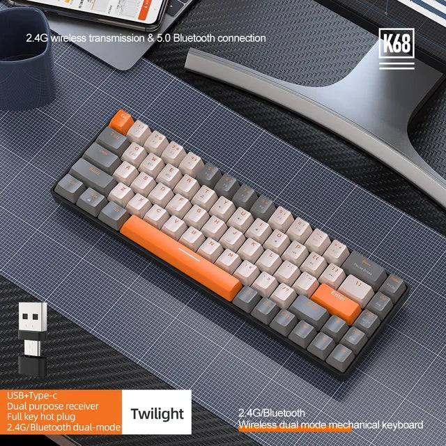 Wireless Mechanical Keyboard Bluetooth