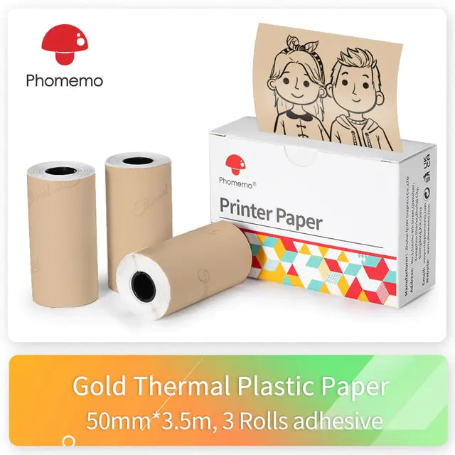 Phomemo Printer Sticker Self-Adhesive M02 Series Printer Paper