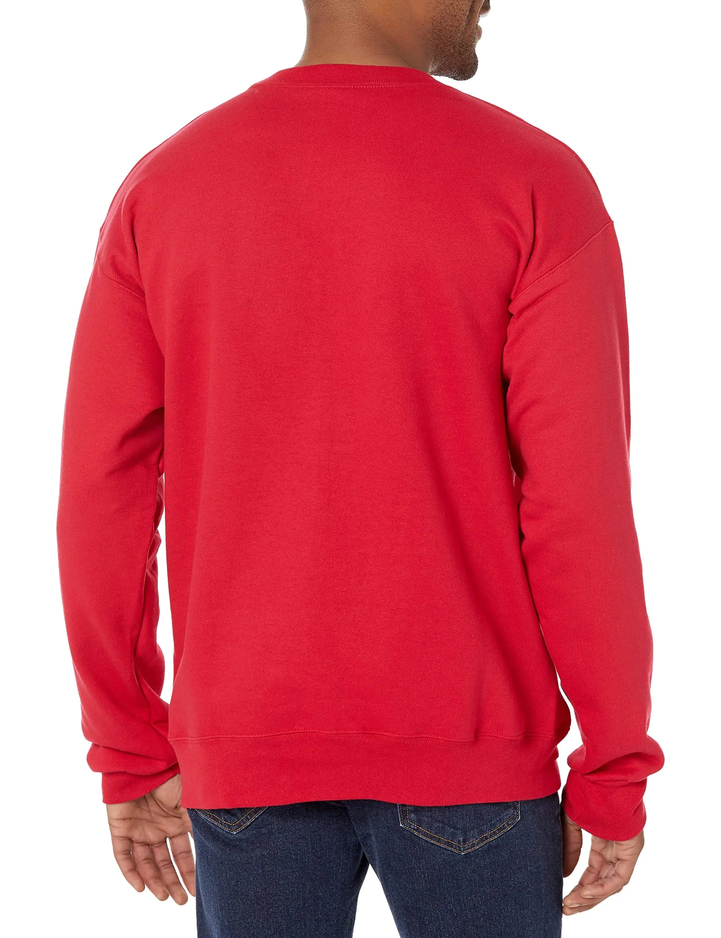 Hanes mens Sweatshirt, Heavyweight Fleece Sweatshirt, Crewneck Pullover for Men 3X-Large Deep Red