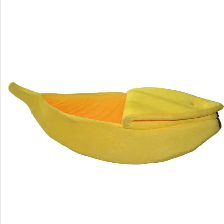 Banana Pet Bed – Cozy Sleeping Bag for Cats & Dogs