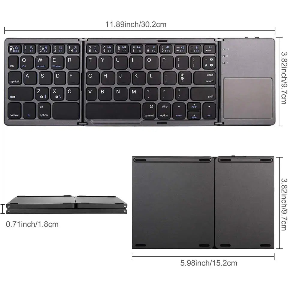 Bluetooth Keyboard With Touchpad