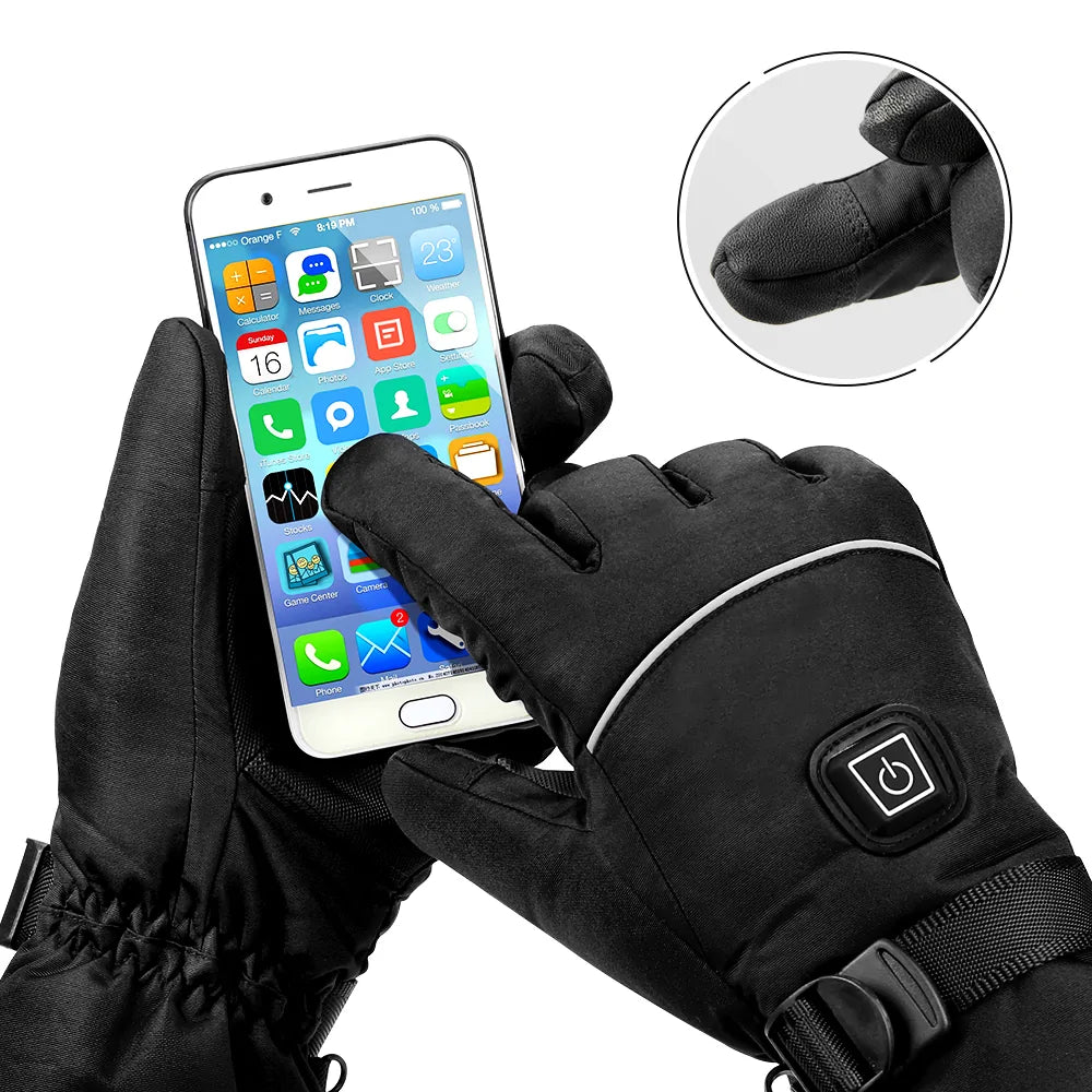 Waterproof Heated Motorcycle Gloves