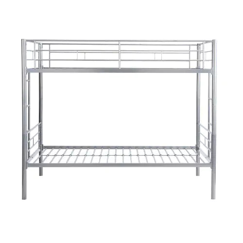 METAL BUNK BED SILVER