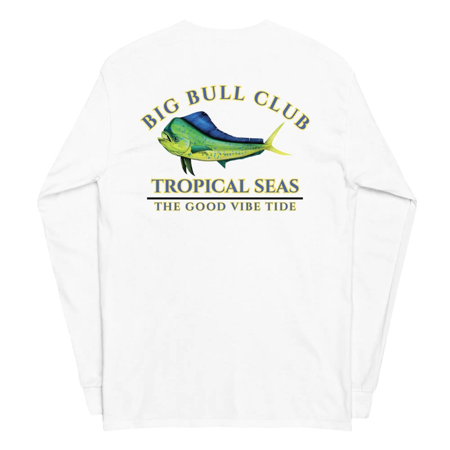 Men's Tropical Mahi Mahi "Big Bull Club" Long Sleeve Shirt