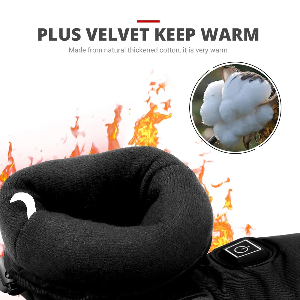 Waterproof Heated Motorcycle Gloves