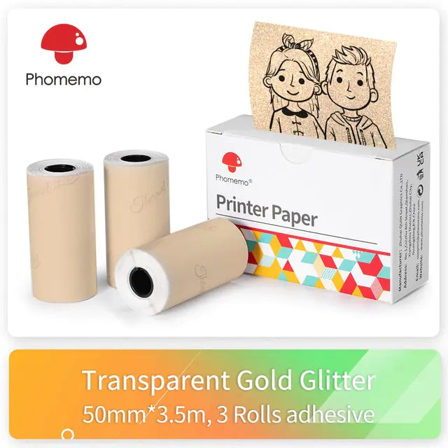 Phomemo Printer Sticker Self-Adhesive M02 Series Printer Paper