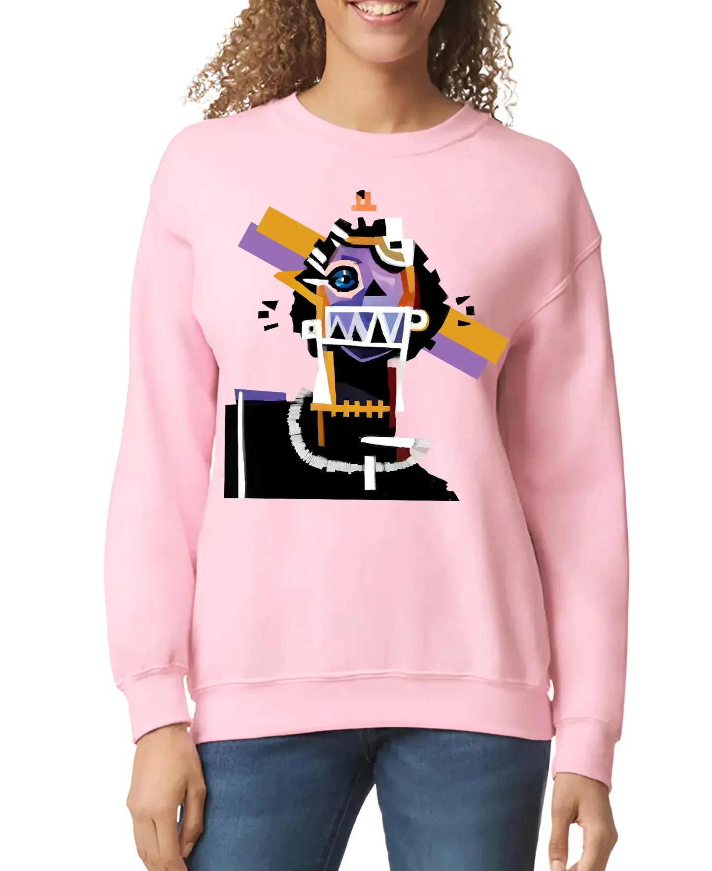 Neocubism Artwork Women’s Sweatshirt