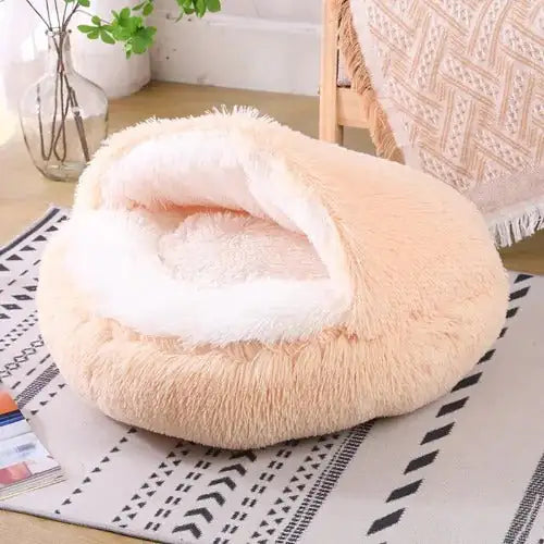 Calming Plushy Pet Bed