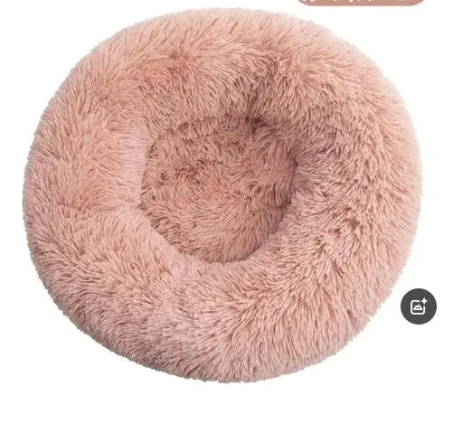 Calming Anti-Anxiety Donut Bed for Dogs and Cats