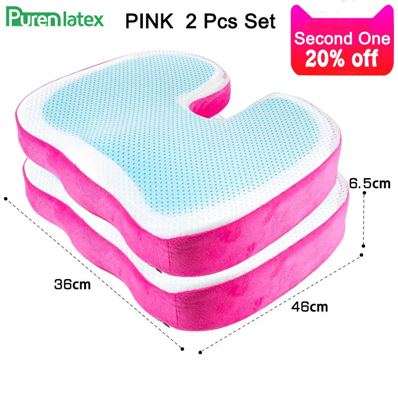 U Shape Silicone Gel Cushion Memory Foam Pillow