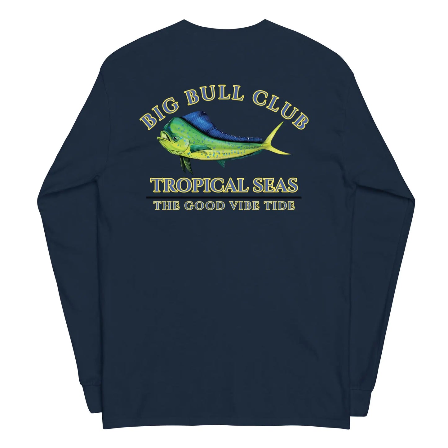 Men's Tropical Mahi Mahi "Big Bull Club" Long Sleeve Shirt