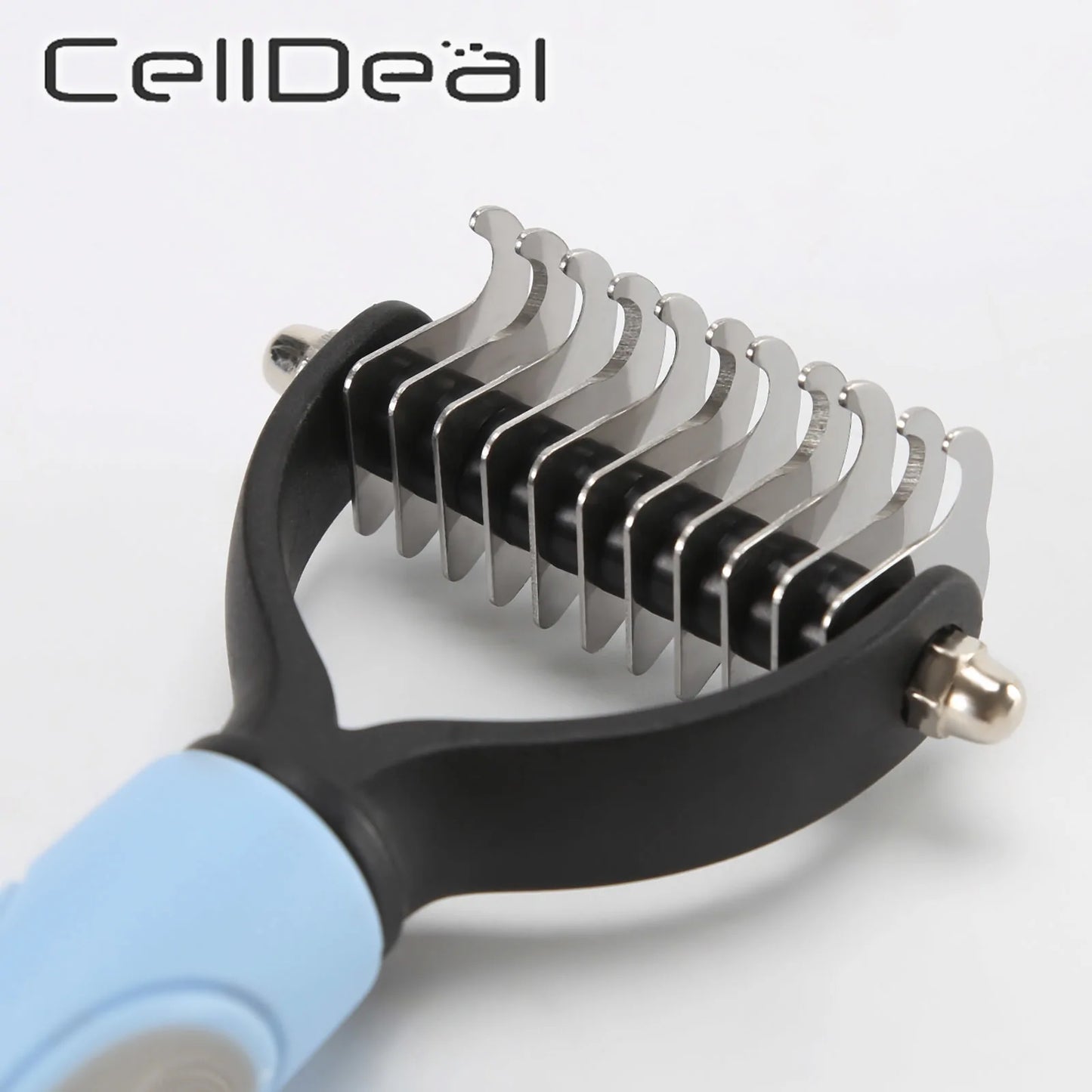 Precise Hair Removal Comb: Dematting and Deshedding Grooming Tool for Dogs and Cats