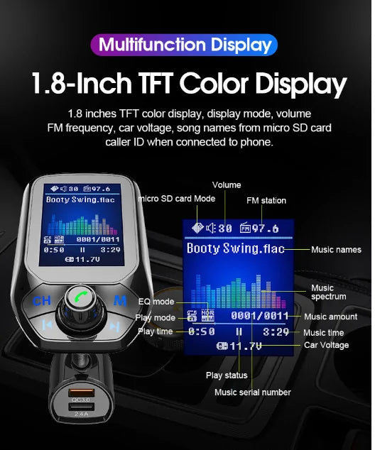 Bluetooth Car FM Transmitter