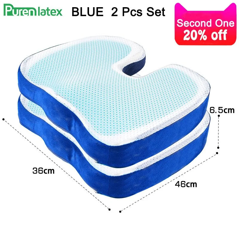 U Shape Silicone Gel Cushion Memory Foam Pillow