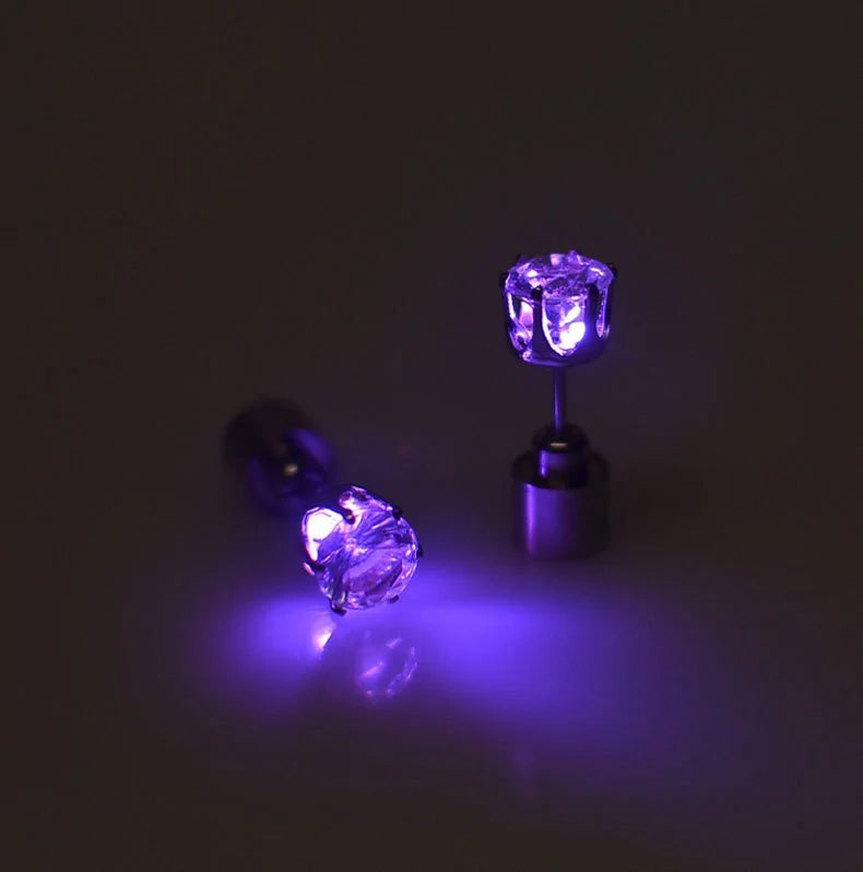 LED Light Stud Earrings