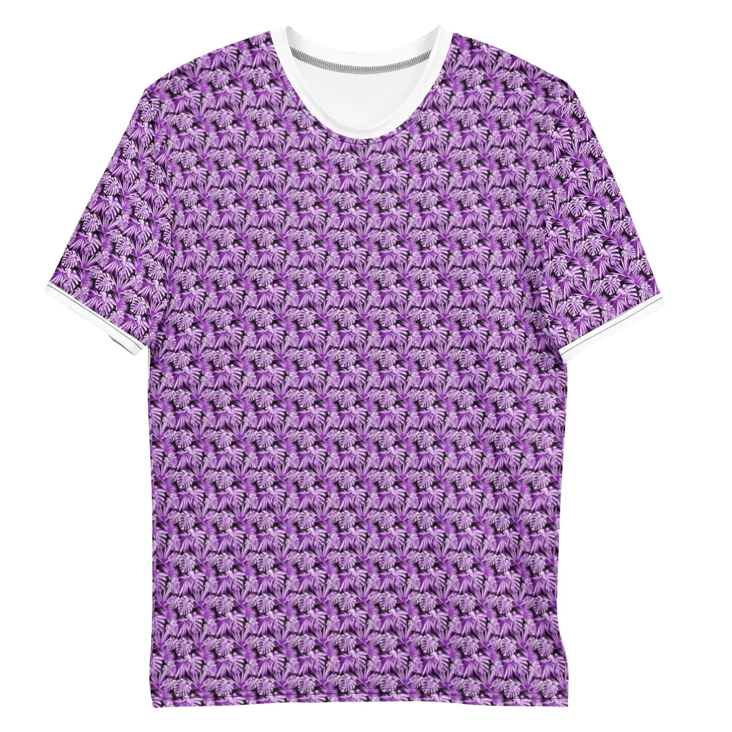 Men's Tropical Purple Hawaiian T-shirt