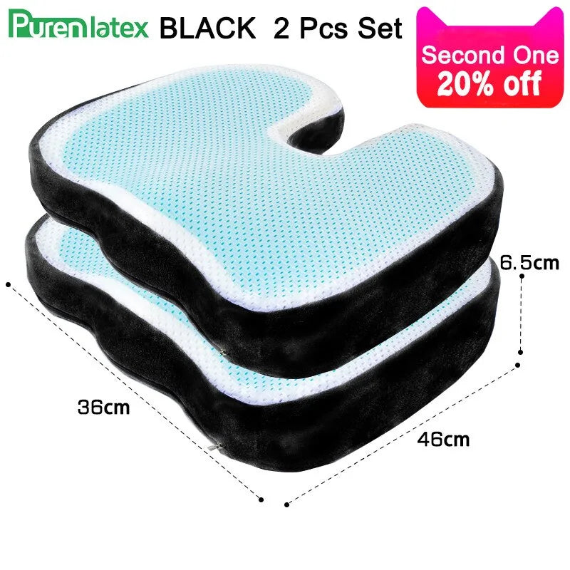 U Shape Silicone Gel Cushion Memory Foam Pillow