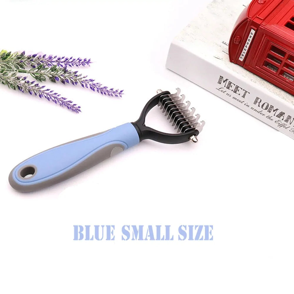 Precise Hair Removal Comb: Dematting and Deshedding Grooming Tool for Dogs and Cats