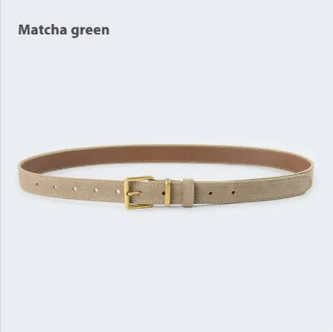 Women's Suede Leather Belt