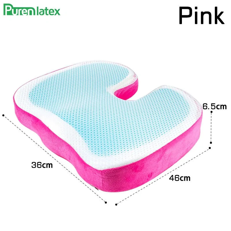 U Shape Silicone Gel Cushion Memory Foam Pillow