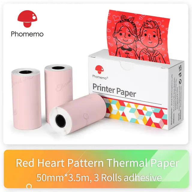 Phomemo Printer Sticker Self-Adhesive M02 Series Printer Paper