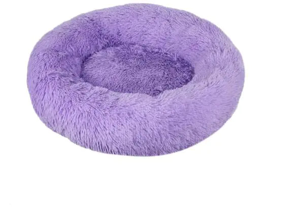 Calming Anti-Anxiety Donut Bed for Dogs and Cats