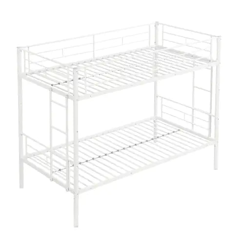 METAL BUNK BED WHITE