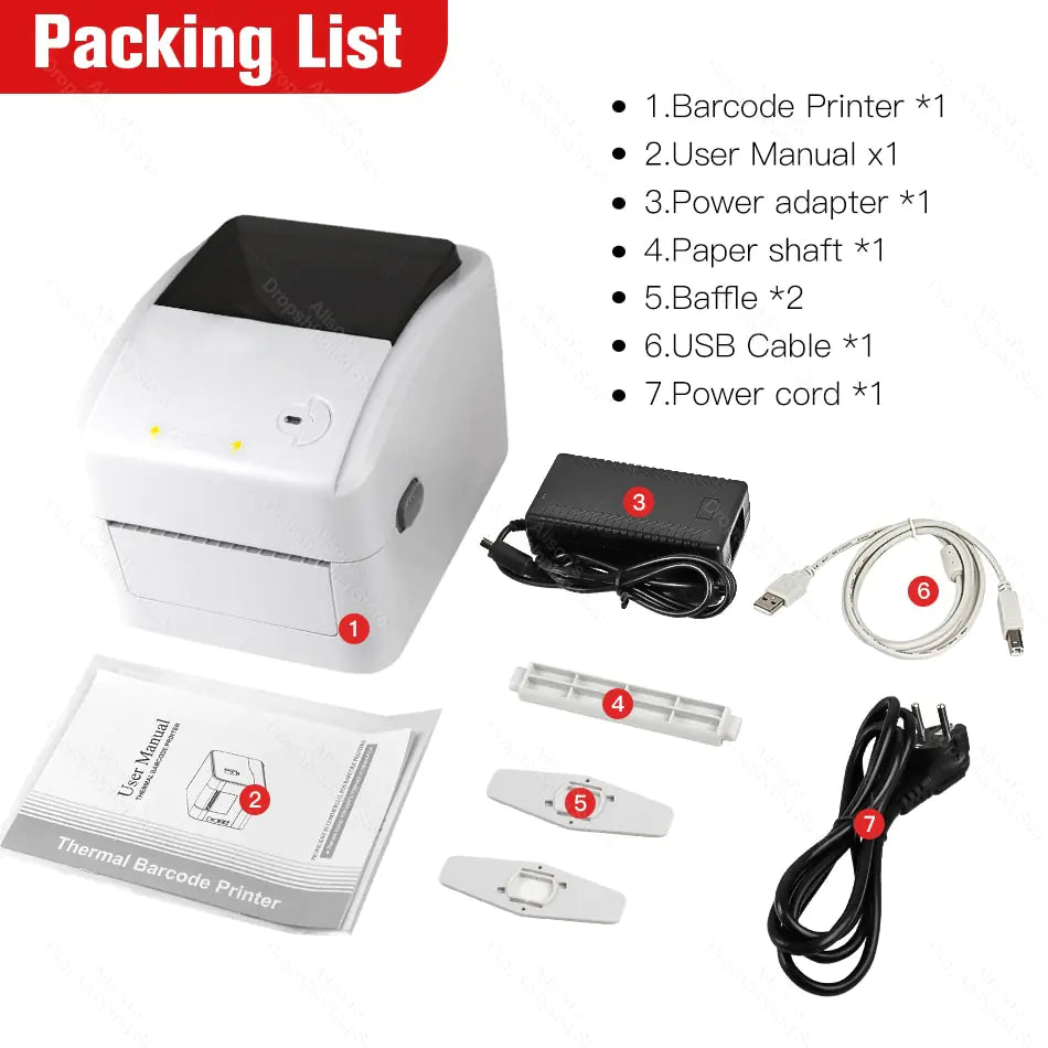 Bluetooth Shipping Label Printer