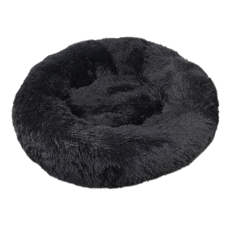 Cozy Round Pet Lounger Bed for Large Dogs and Cats