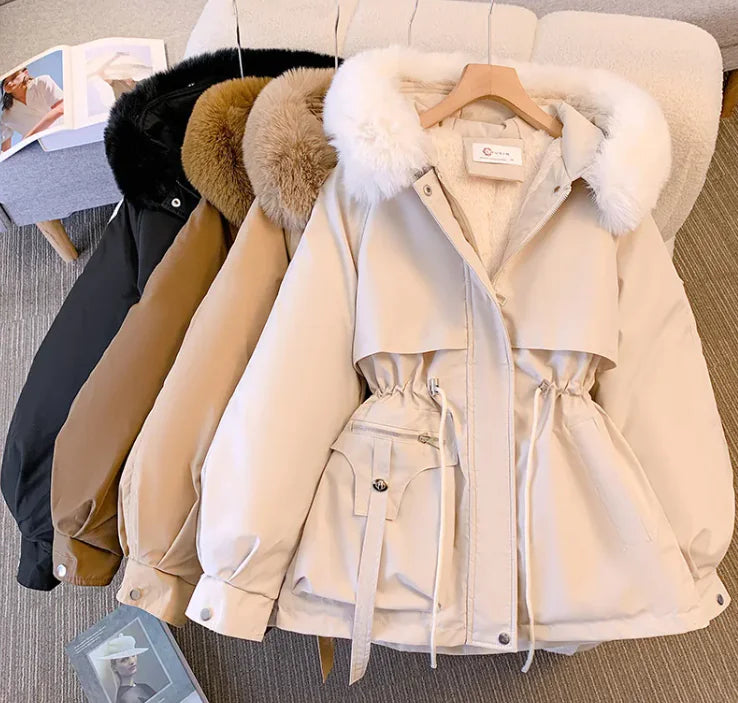 Cozy Korean-Style Plus Size Winter Coat