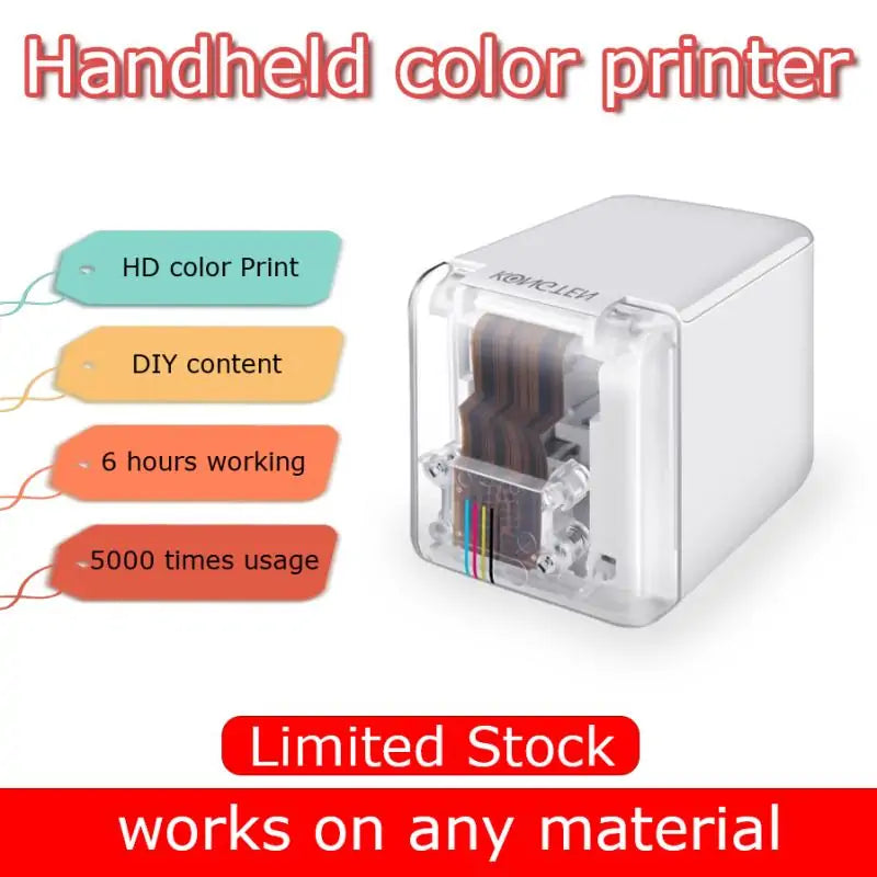 Portable Mobile Color Mini Handheld Printer