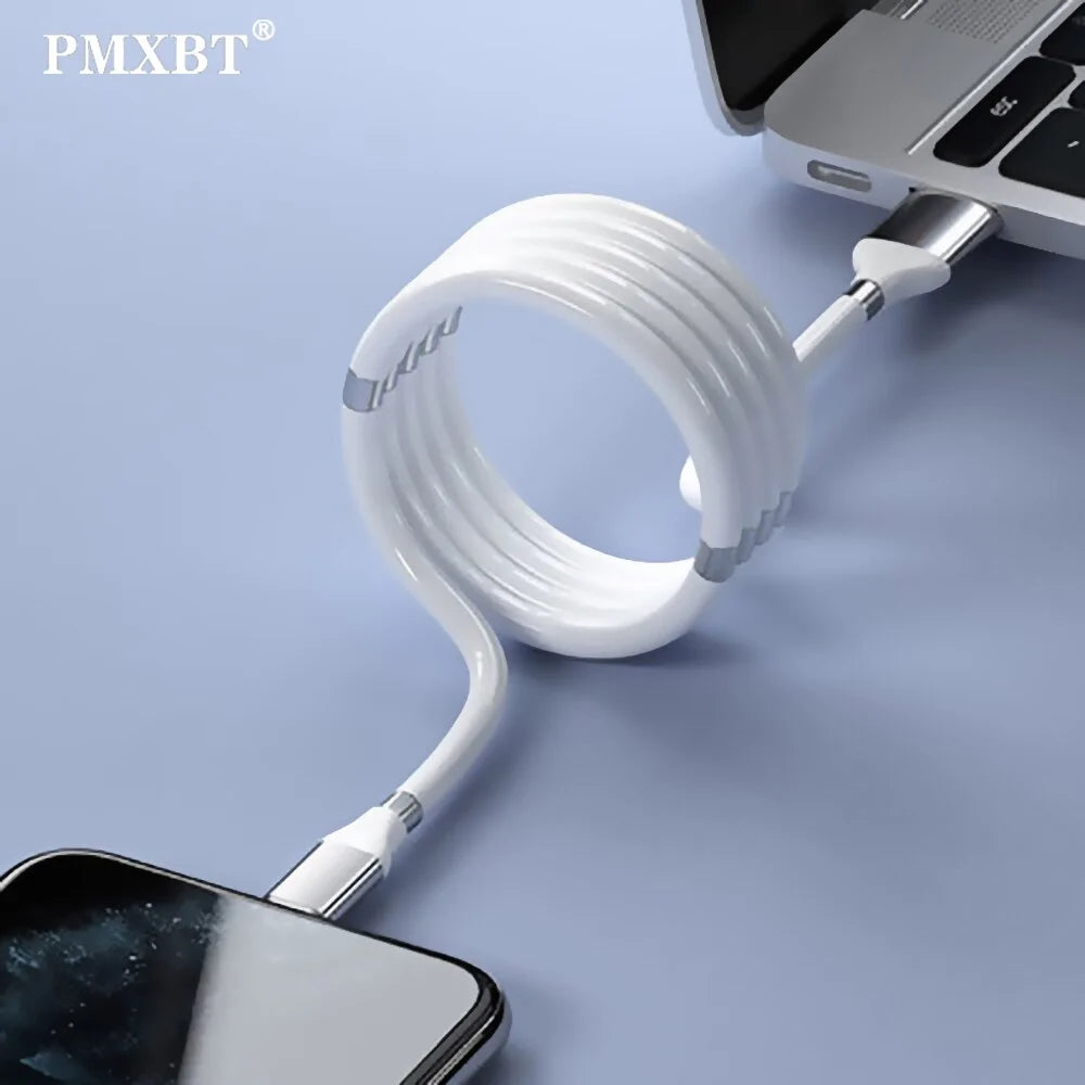 Magnetic USB Cable Charger for Mobile Phones: Fast Charge, Micro USB & Type C