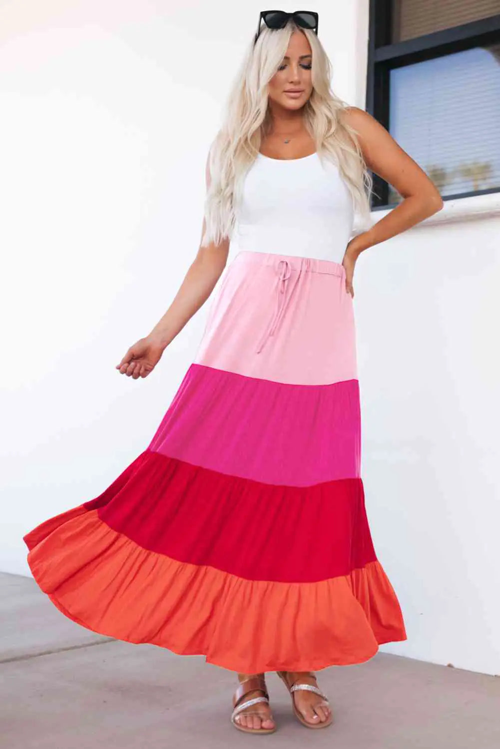 Mariana Tiered Maxi Skirt-