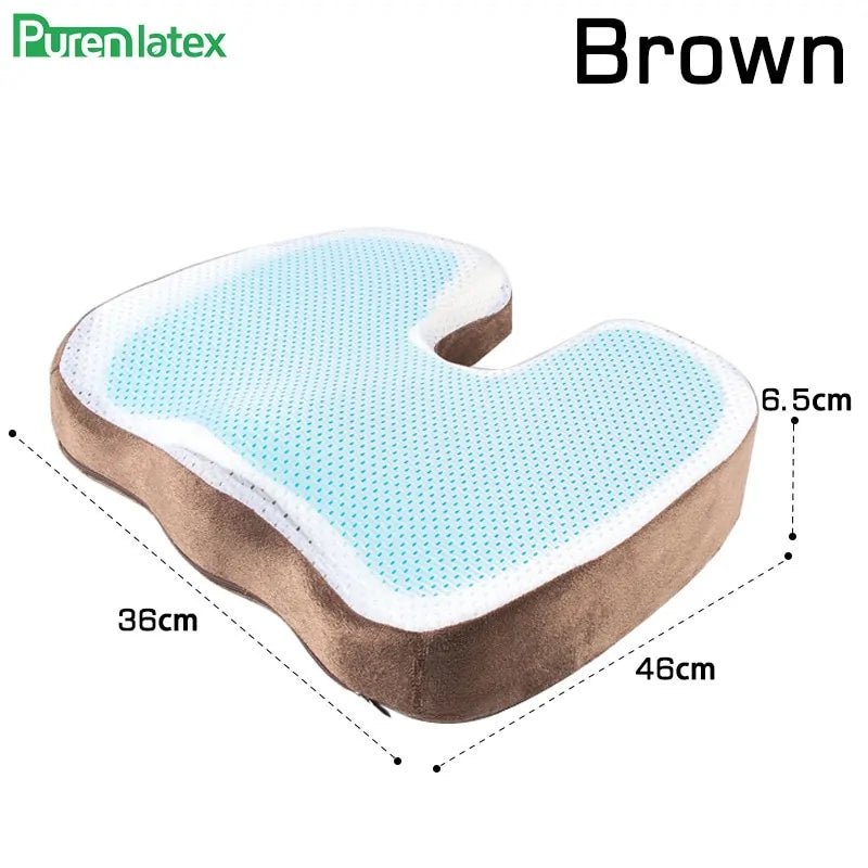 U Shape Silicone Gel Cushion Memory Foam Pillow